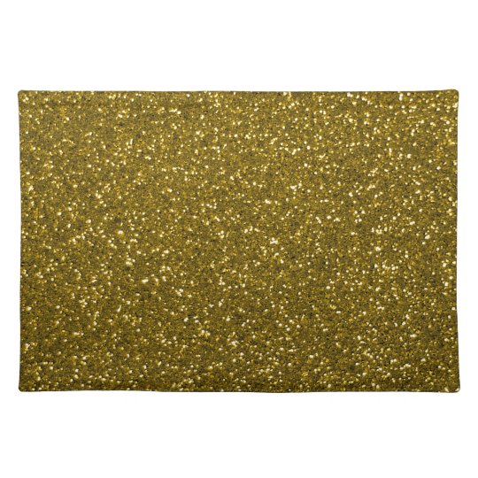 Gold Glitter Placemat
