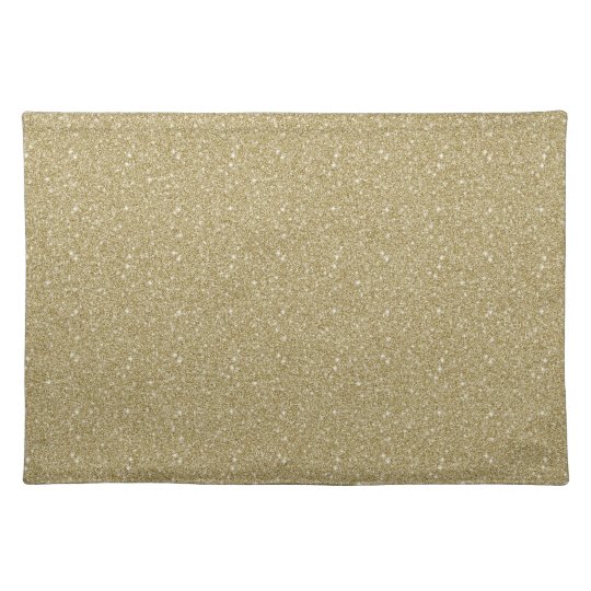 Gold Glitter Placemat