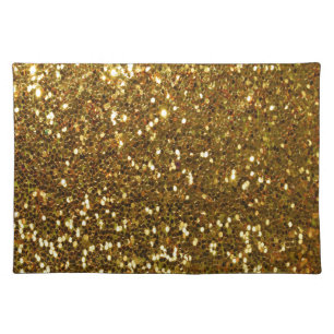 Gold Glitter Placemat