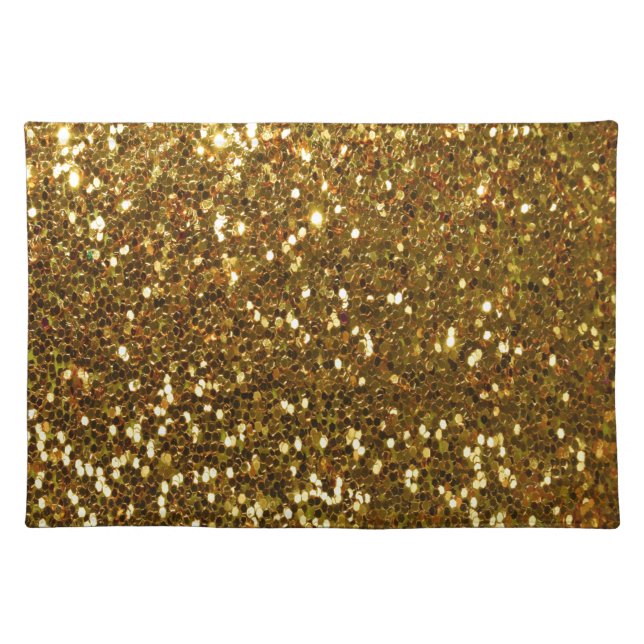 Gold Glitter Placemat (Front)