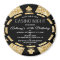 Gold Glitter Poker Chip Casino Night Party