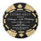 Gold Glitter Poker Chip Casino Night Party
