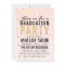 Gold Glitter Polka Dot Graduation Party Invitation