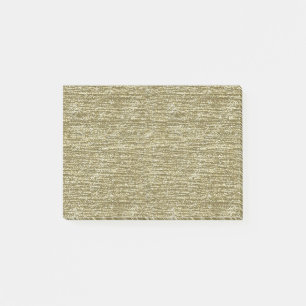 Gold Glitter Post-it Notes