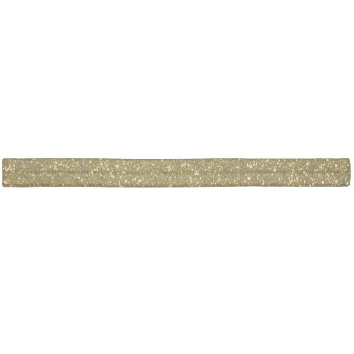Gold Glitter Ribbon Hair Tie Zazzle