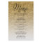 Gold Glitter Script Heading Party Menu