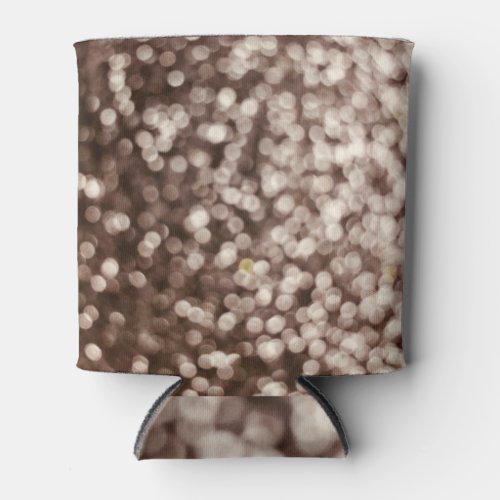 Gold Glitter Shimmering Texture Background Can Cooler