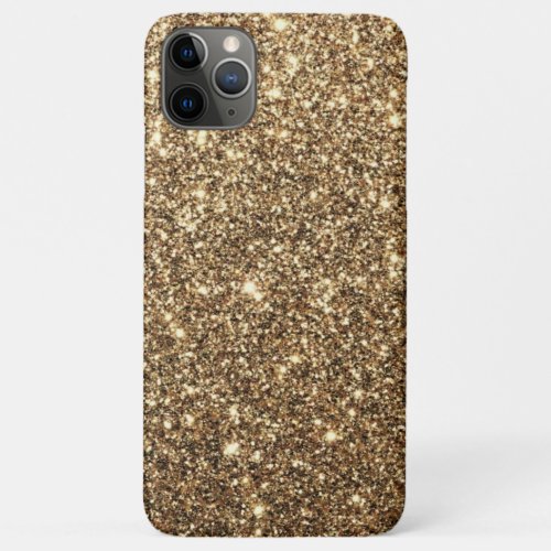 Gold glitter shiny and sparkling iPhone 11 pro max case
