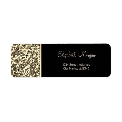 Gold Glitter  SimpleBlack Label