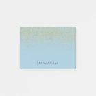 Gold Glitter Solid Blue