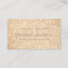 Gold Glitter Sparkle Bokeh Business Card