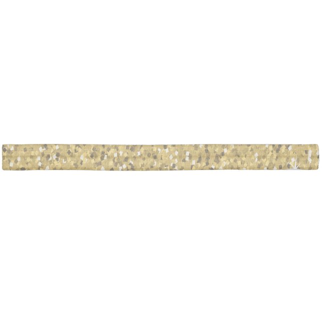 Gold Glitter Sparkle  Elastic Hair Tie (Unwrapped)