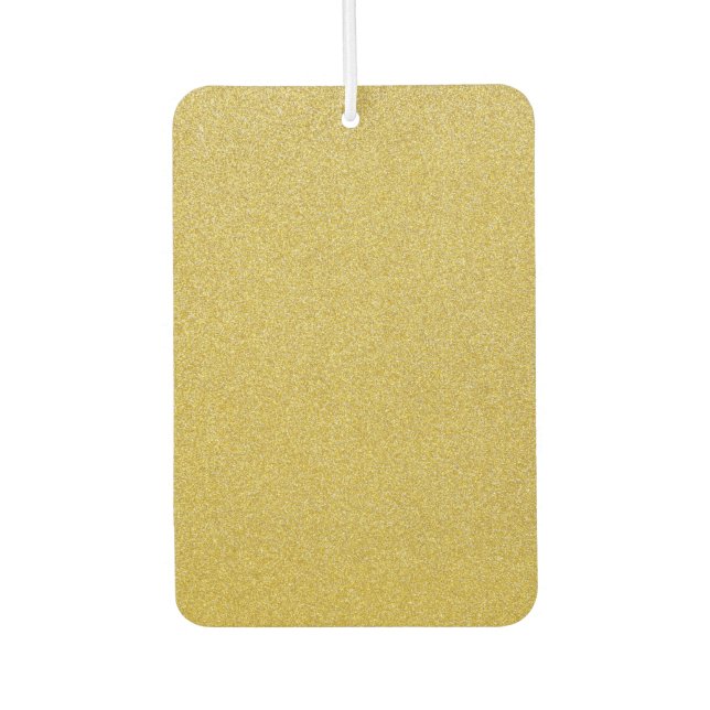 Gold Glitter, Sparkle, Glitter Background Air Freshener (Front)