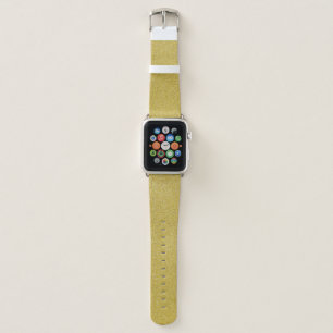 Gold Glitter, Sparkle, Glitter Background Apple Watch Band