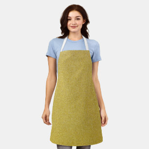 Gold Glitter, Sparkle, Glitter Background Apron