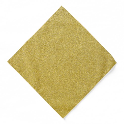 Gold Glitter Sparkle Glitter Background Bandana