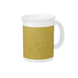 Gold Glitter, Sparkle, Glitter Background Beverage Pitcher