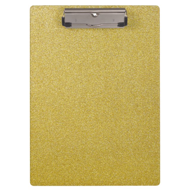 Gold Glitter, Sparkle, Glitter Background Clipboard (Front)