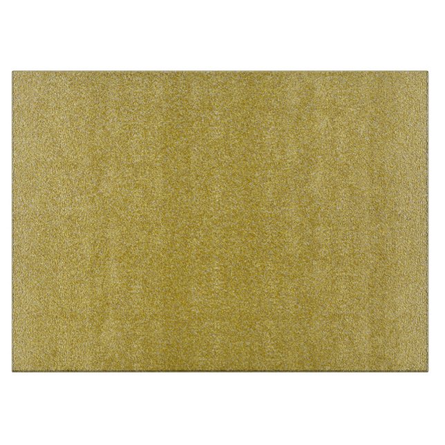 Gold Glitter, Sparkle, Glitter Background Cutting Board (Front)