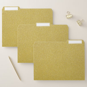 Gold Glitter, Sparkle, Glitter Background File Folder