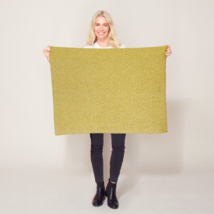 Gold Glitter, Sparkle, Glitter Background Fleece Blanket