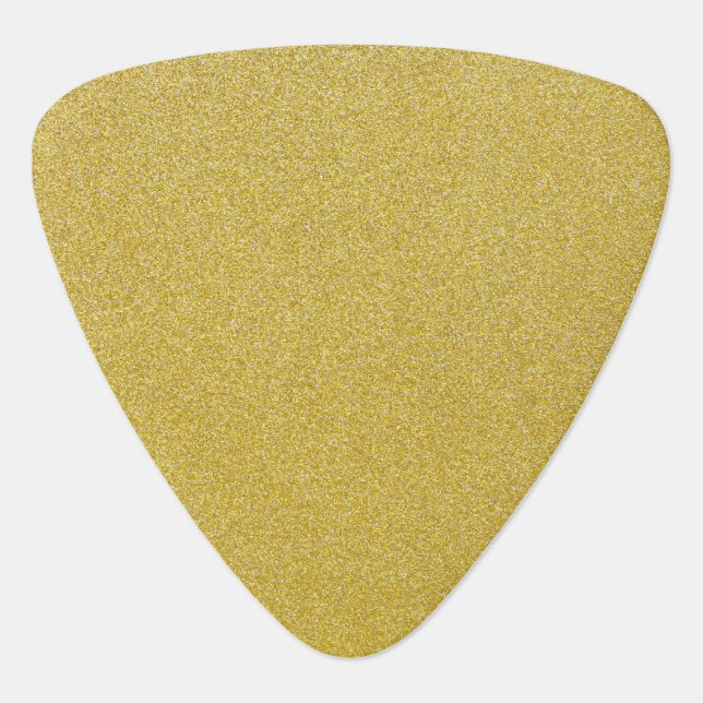 Gold Glitter, Sparkle, Glitter Background Guitar Pick (Front)