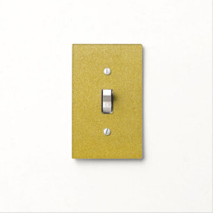 Gold Glitter, Sparkle, Glitter Background Light Switch Cover