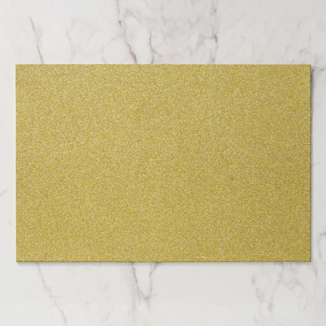 Gold Glitter, Sparkle, Glitter Background Paper Pad (Front)