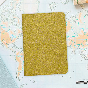 Gold Glitter, Sparkle, Glitter Background Passport Holder