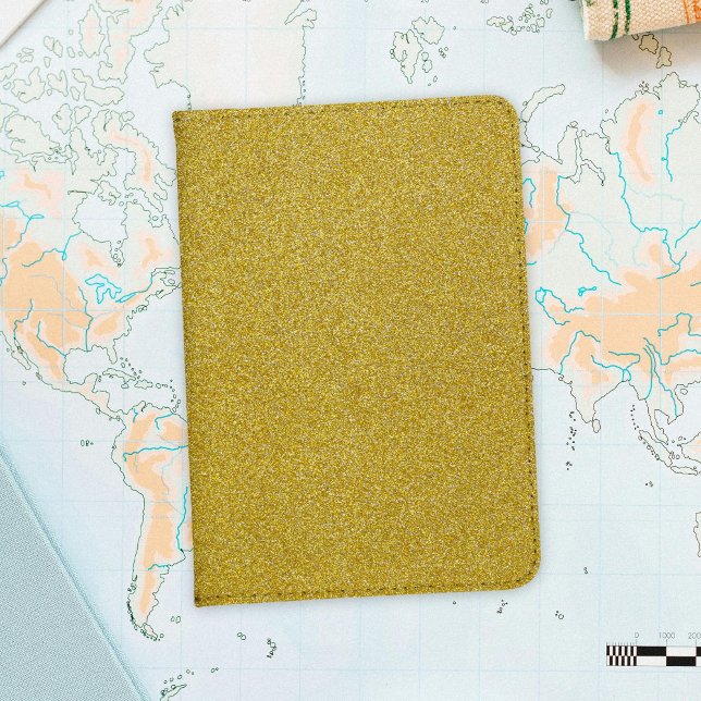 Gold Glitter, Sparkle, Glitter Background Passport Holder (Creator Uploaded)