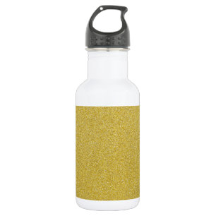 Gold Glitter, Sparkle, Glitter Background Stainless Steel Water Bottle