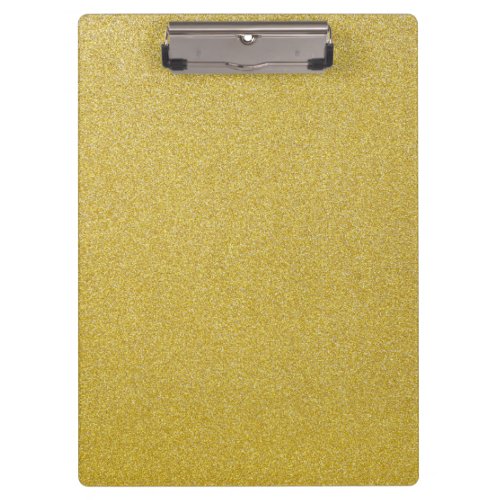 Gold Glitter Sparkly Glitter Background Clipboard