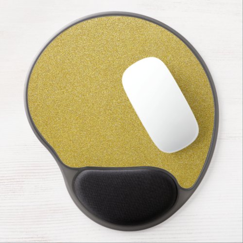 Gold Glitter Sparkly Glitter Background Gel Mouse Pad