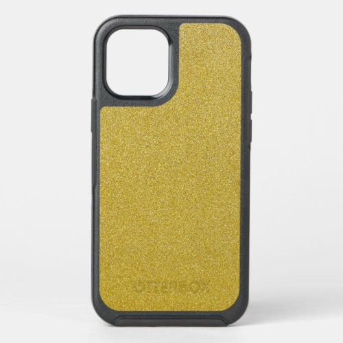 Gold Glitter Sparkly Glitter Background OtterBox Symmetry iPhone 12 Case