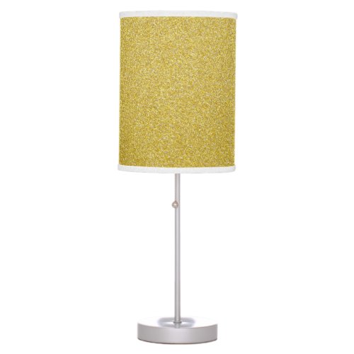 Gold Glitter Sparkly Glitter Background Table Lamp