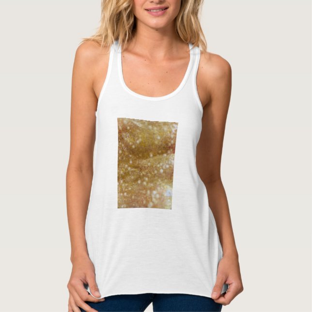 Gold Glitter Tank Top (Front)