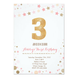 3rd bday invitation