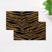 Gold glitter tiger stripes (Desk)