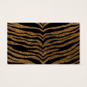 Gold glitter tiger stripes (Back)