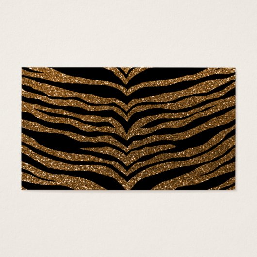 Gold glitter tiger stripes (Front)
