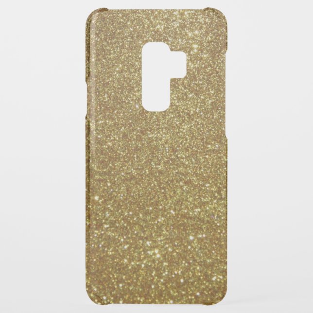 Gold Glitter Uncommon Samsung Galaxy Case (Back)