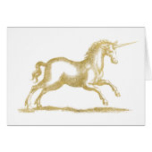 Gold Glitter Unicorn Fantasy (Front Horizontal)