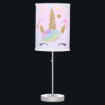 Gold Glitter Unicorn Personalized Nursery Rainbow Table Lamp<br><div class="desc">Gold Glitter Unicorn Personalized Nursery Rainbow</div>