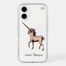 Gold Glitter Unicorn with Your Name