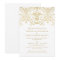 Gold Glitter Vintage Damask Wedding