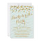 Gold Glittering Confetti Bachelorette Party Invite