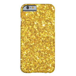 Gold Glittering Seamless Pattern Barely There iPhone 6 Case