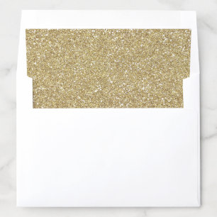 Gold Glitters Sparkle Most Popular Envelope Liner