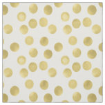 Gold Glitz Dots Fabric