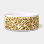 Gold Glitz Glitter      Bowl<br><div class="desc">Gold glitzy glitter (image of glitter) Christmas</div>